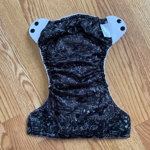 Cloth diaper with insert